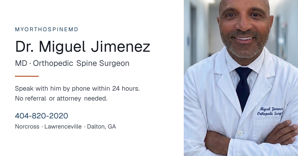 Car Accident & Spine Doctor in Norcross, GA | Dr. Jimenez